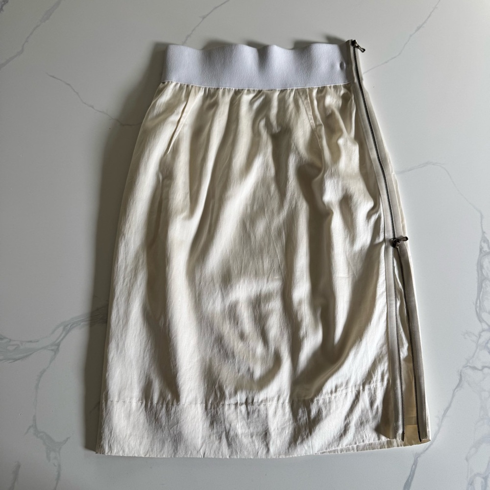 SOLD Lanvin - 2006 - Cupro Elastic Skirt - IT 38